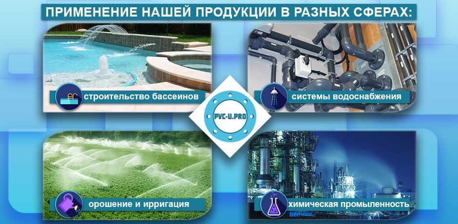 НПВХ клеевой (PVC-U) - трубы, фитинги, запорная арматура, клей. Тел. 8 ...